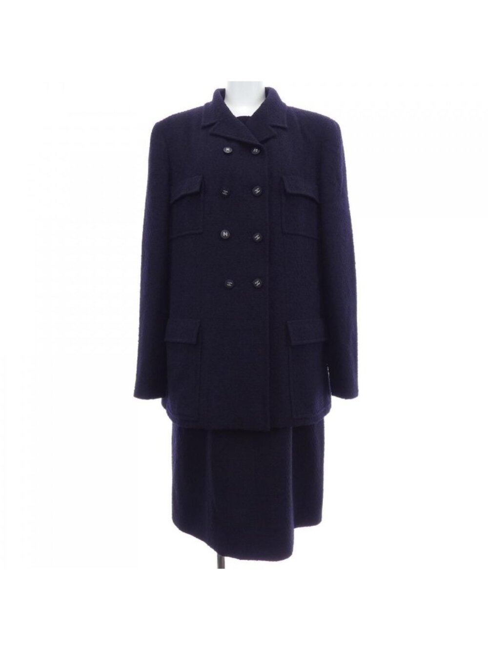 Chanel Vintage 96P Suit Navy
